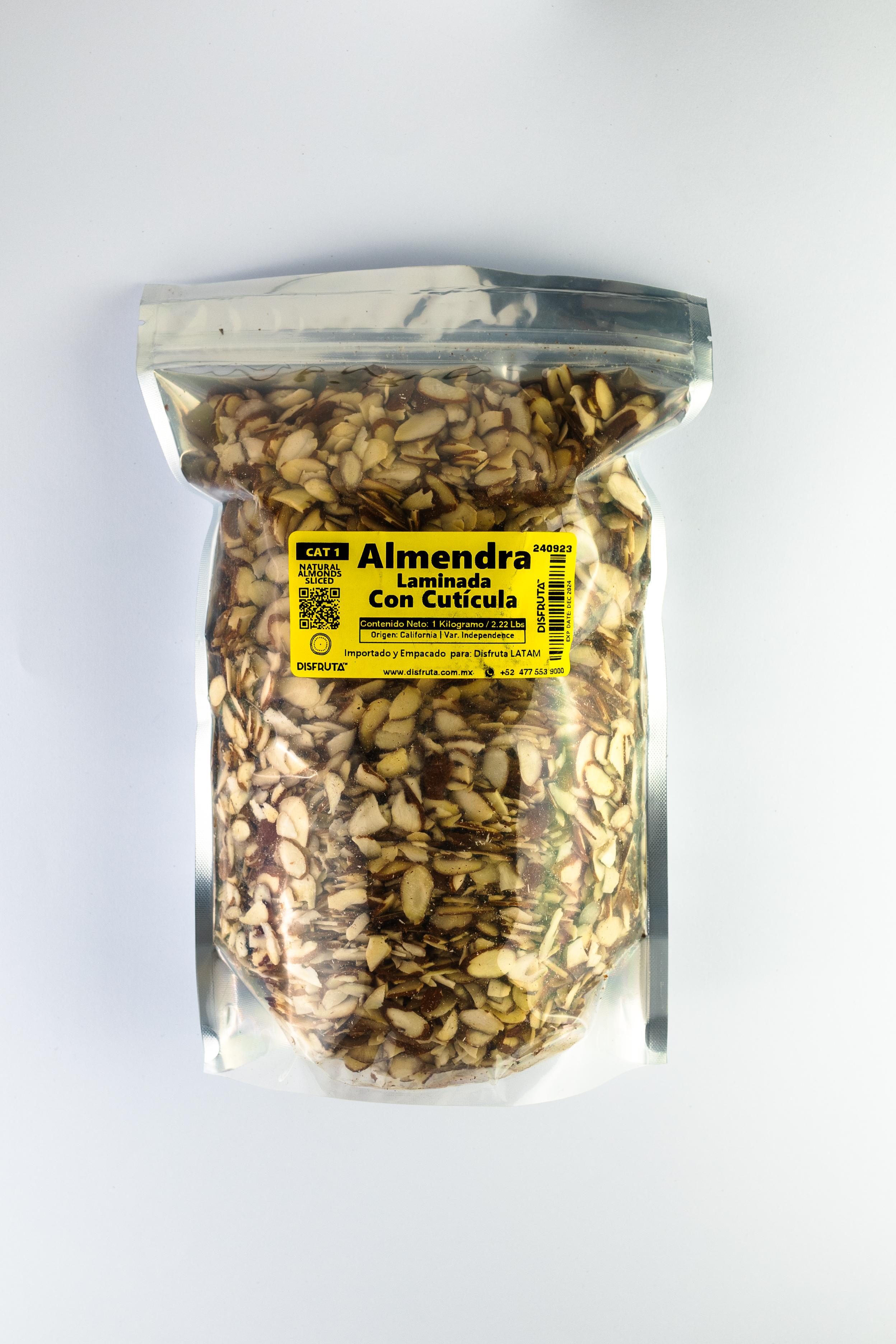 ALMENDRA LAMINADA CON CUTÍCULA / CAT 1 / CALIFORNIA
