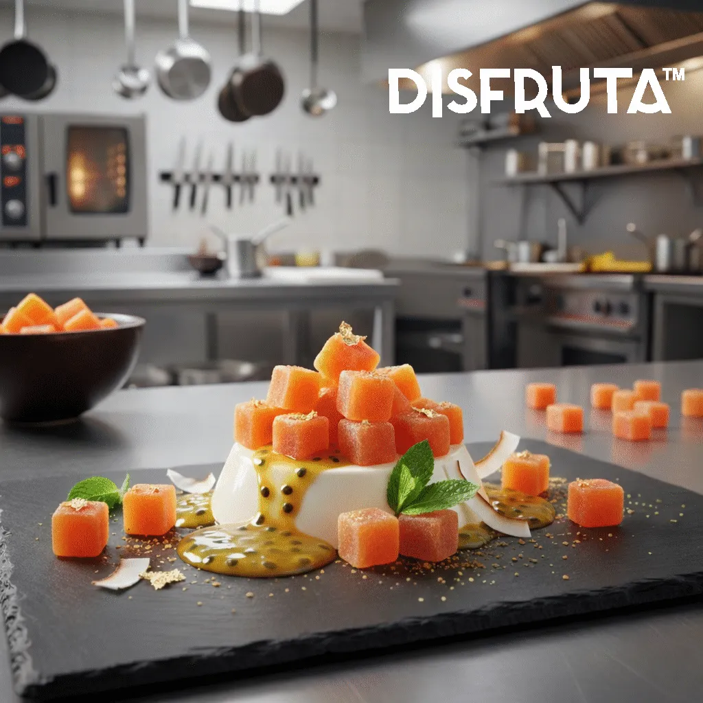 Papaya Confitada Cubos Gourmet + Marcuya.webp