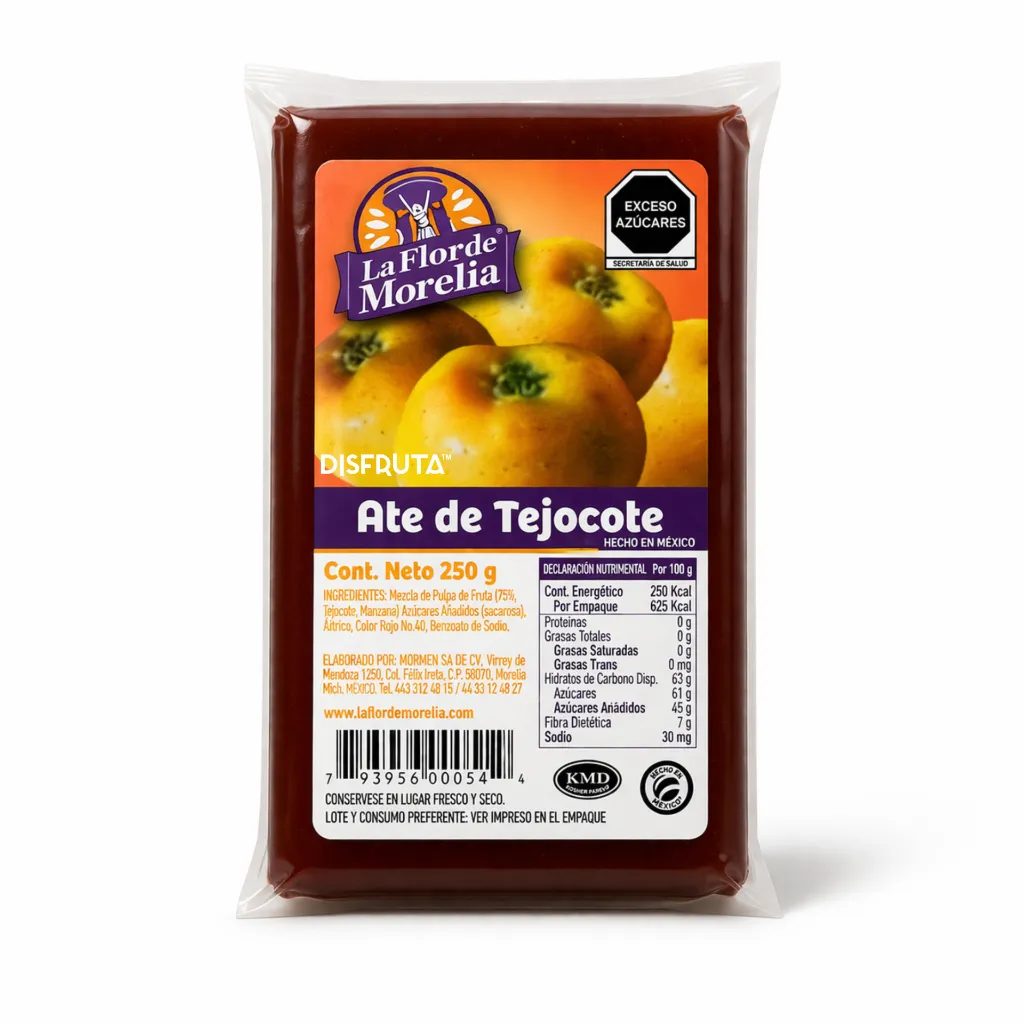 Ate de Tejocote Pack 250g La Flor de Morelia® ISO.webp