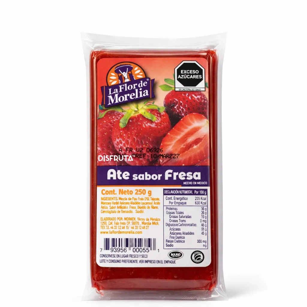 Ate de Fresa Pack 250g La Flor de Morelia® ISO.webp