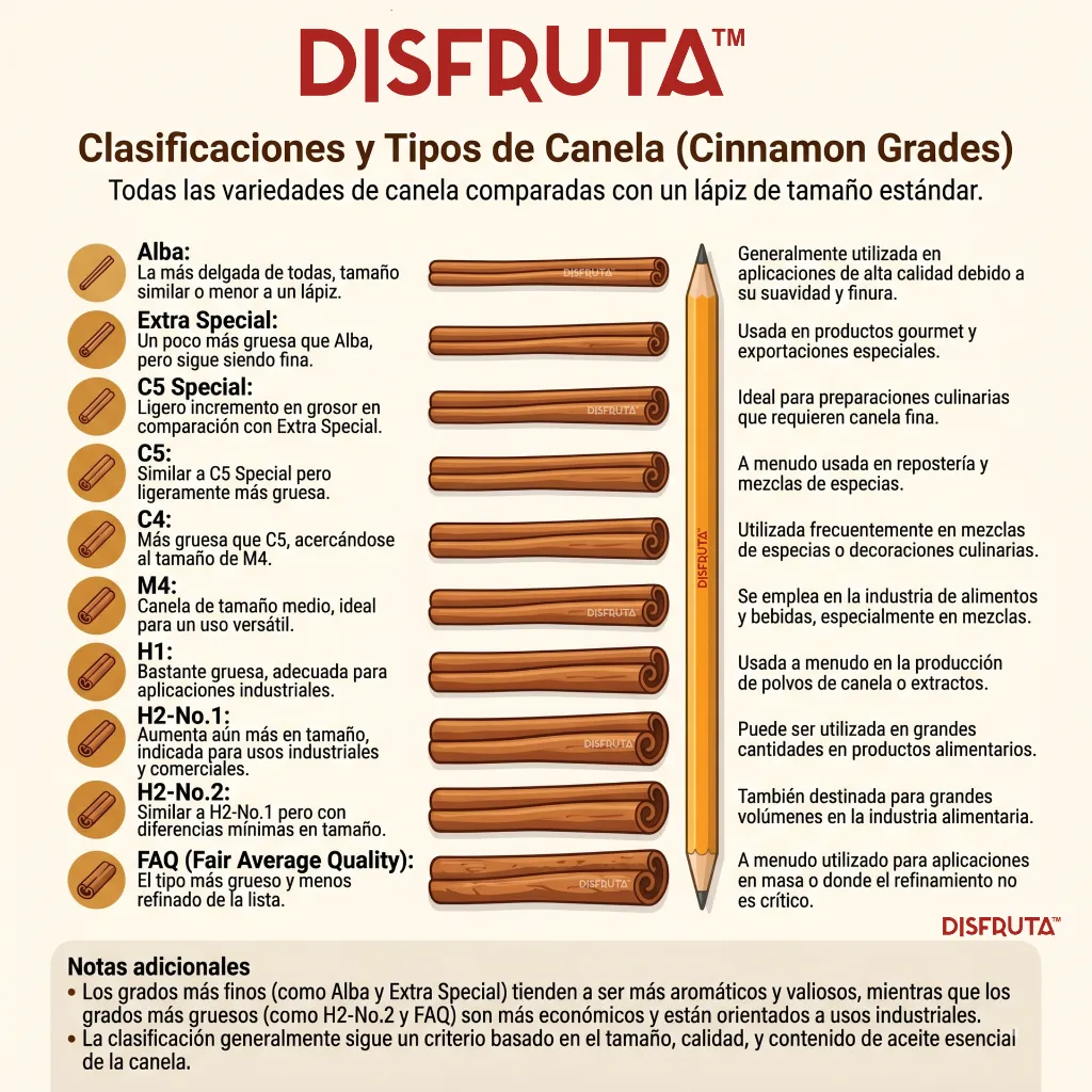 Clasificaciones de Canela Ceylan Disfruta™.webp