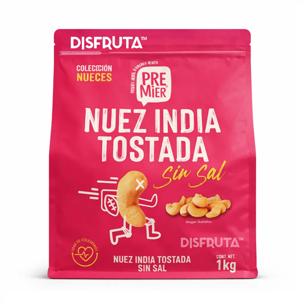 Nuez india Premier® Sin Sal ZipBag.webp