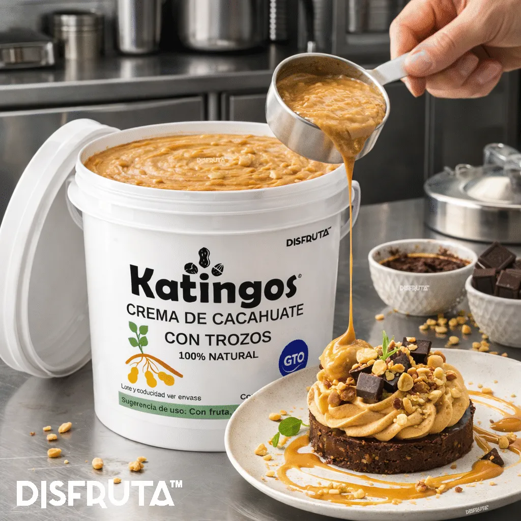 Crema de Cacahuate Industrial Gourmet Disfruta™.webp