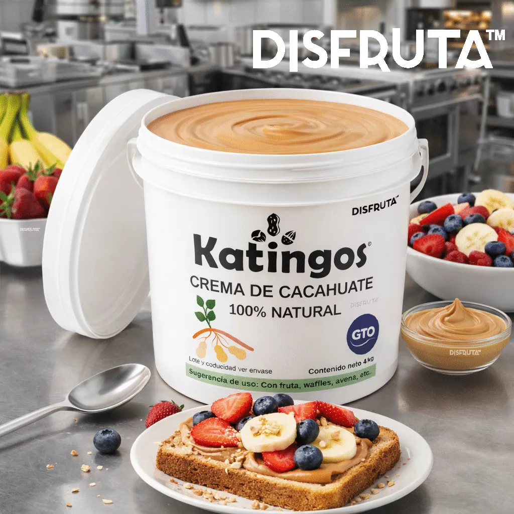 Crema de Cacahuate Katingos SIN T Gourmet 4kg..webp