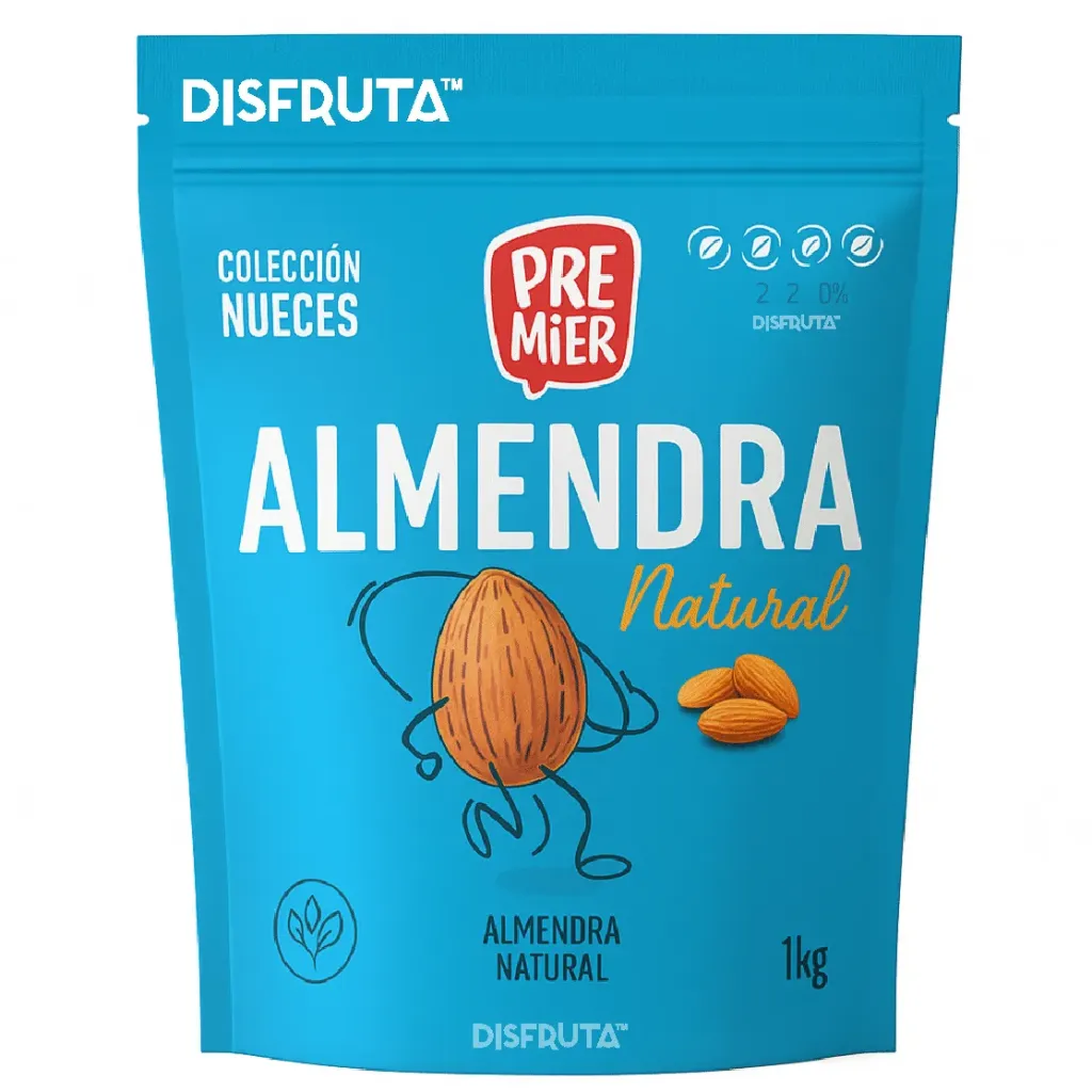 Nonpareil Almond | Premier® | California | ZipBag 2.2Lb                                                             