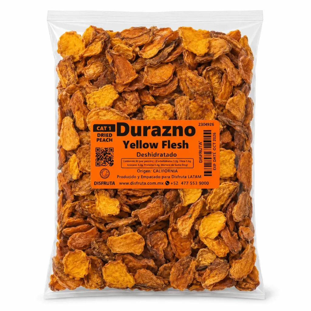 Dried Yellow Flesh Peach | California | BLK                                                                              