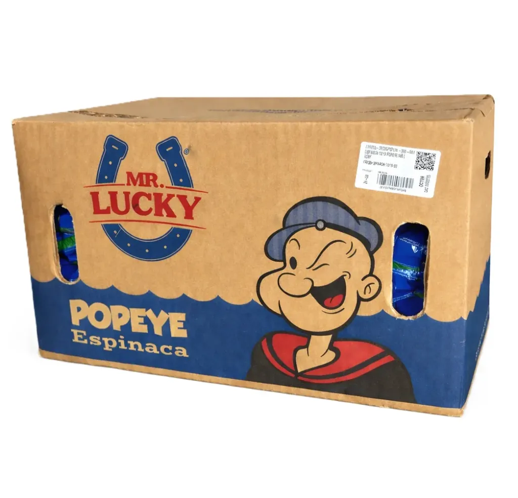 Espinaca Popeye ® | Mr. Lucky® | Guanajuato | C-CTN 12 Pack 284Gr-10Oz                                                                            
