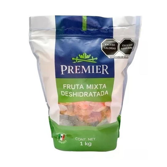 Fruta Confitada Mix | P. Entera | Premier® | ZipBag 2.2LB-1KG                                                  