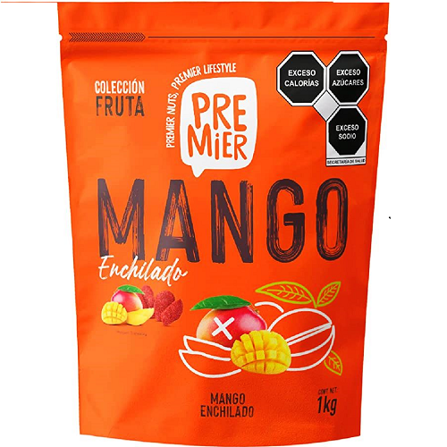 Dried Mango w/ Chili | F. Strips | Premier® | Thailand | ZipBag 2.20 LB                                                                        