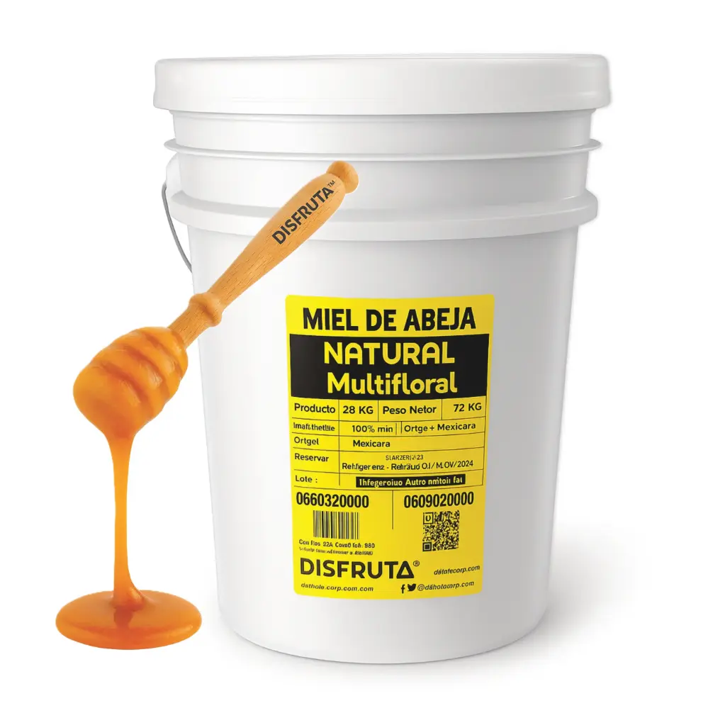Miel de Abeja | Floración: Multifloral | Jalisco | CUB 28Kg/19LT                                                                              