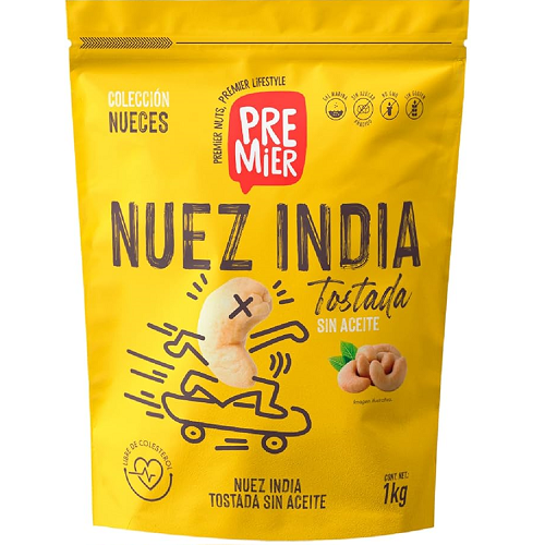 Salted Roasted Cashew Nuts | W-240 | Premier® | Vietnam | ZipBag 2.2LB                                                          