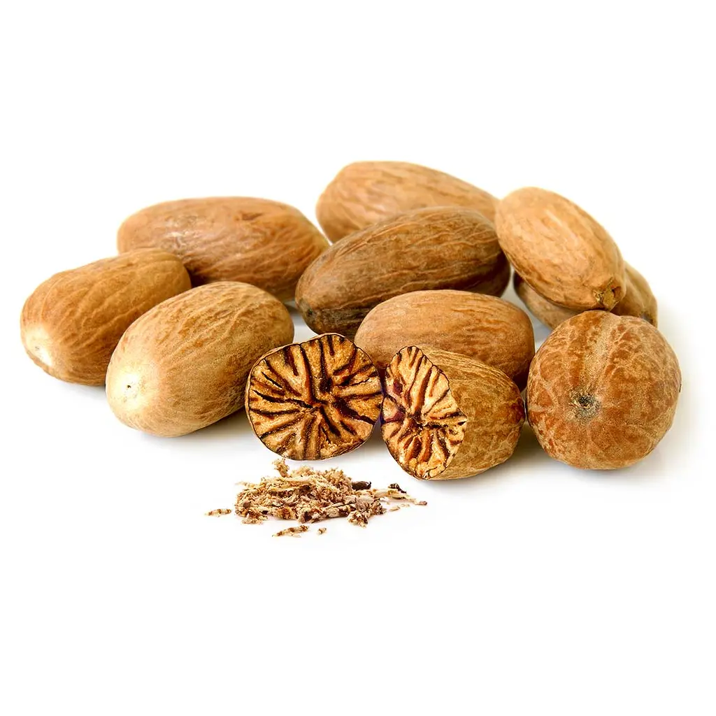 Whole Nutmeg | Myristic | Indonesia | Pack 1Kg/2.2Lb                                                             