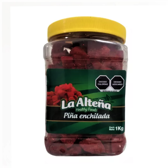 Dried Chilli Pineaple  | P.Cubes | La Alteña® | Tailand | Cylinder -1Kg-2.20LB                                                                              