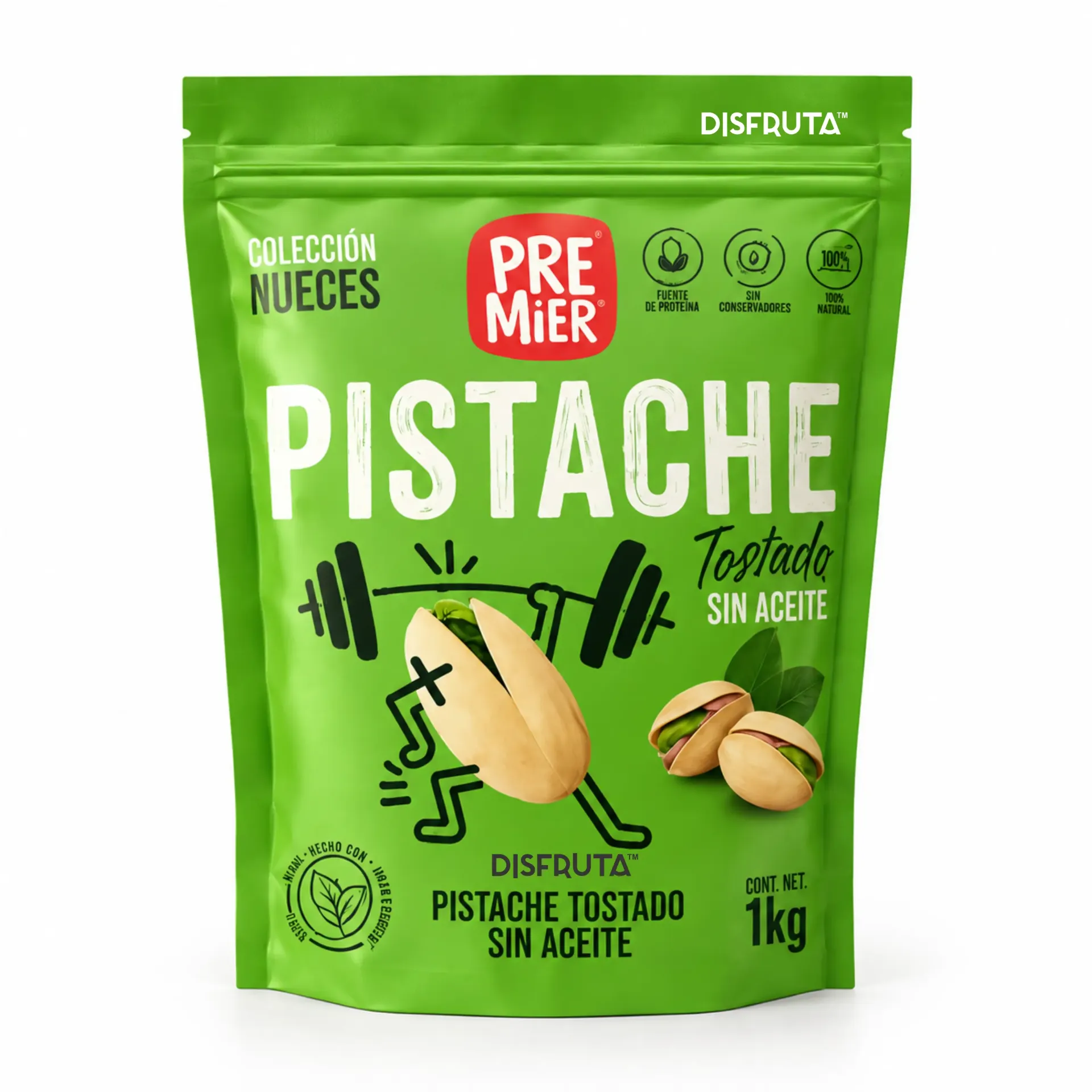 Kerman Whole Pistachio | Salted | Premier® | California | PouchBag 1 Kg                                                                           
