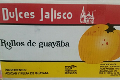 Rollo Guayaba Natural | Dulces Jalisco® | Jalisco | C-CTN 15Kg/Pack80GR                                                                             
