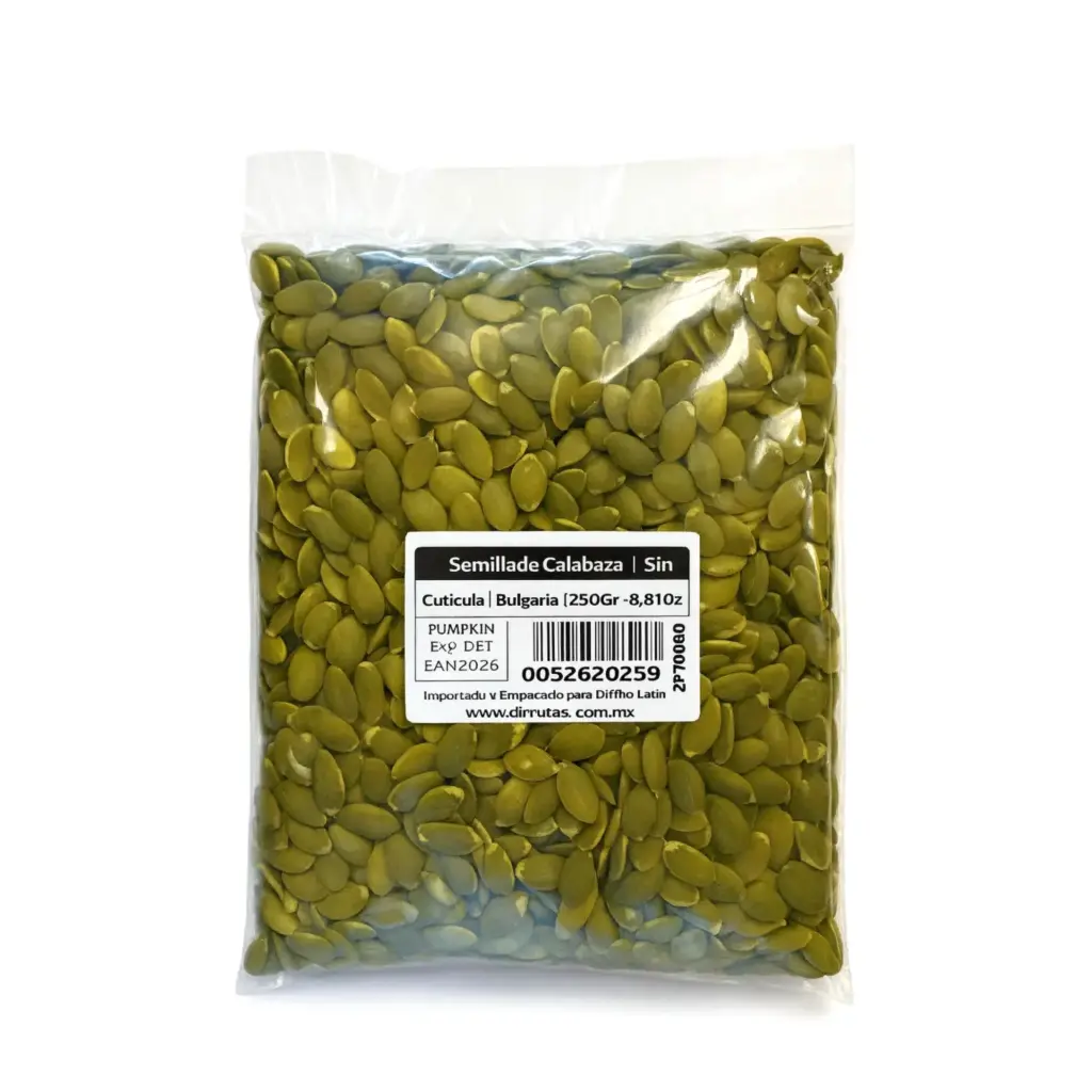 Semilla De Calabaza | Sin Pericarpio | Bulgaria | Pack 250GR                                                               