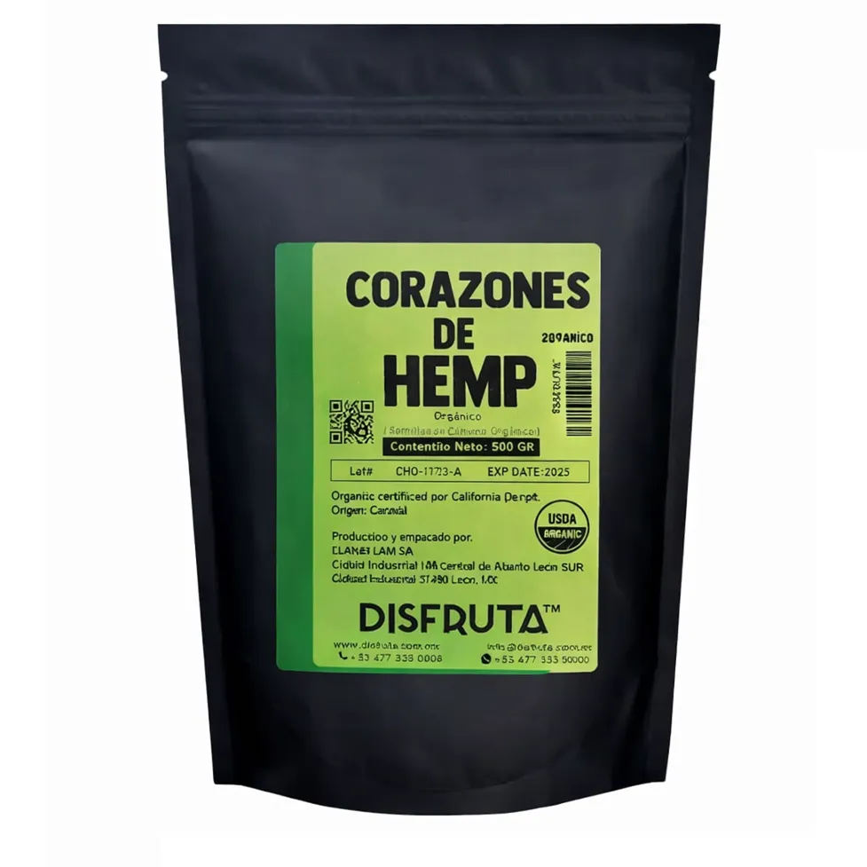 Hemp Hearts  | Canada | Zipbag 1.1Lb- 500Gr                                                                               