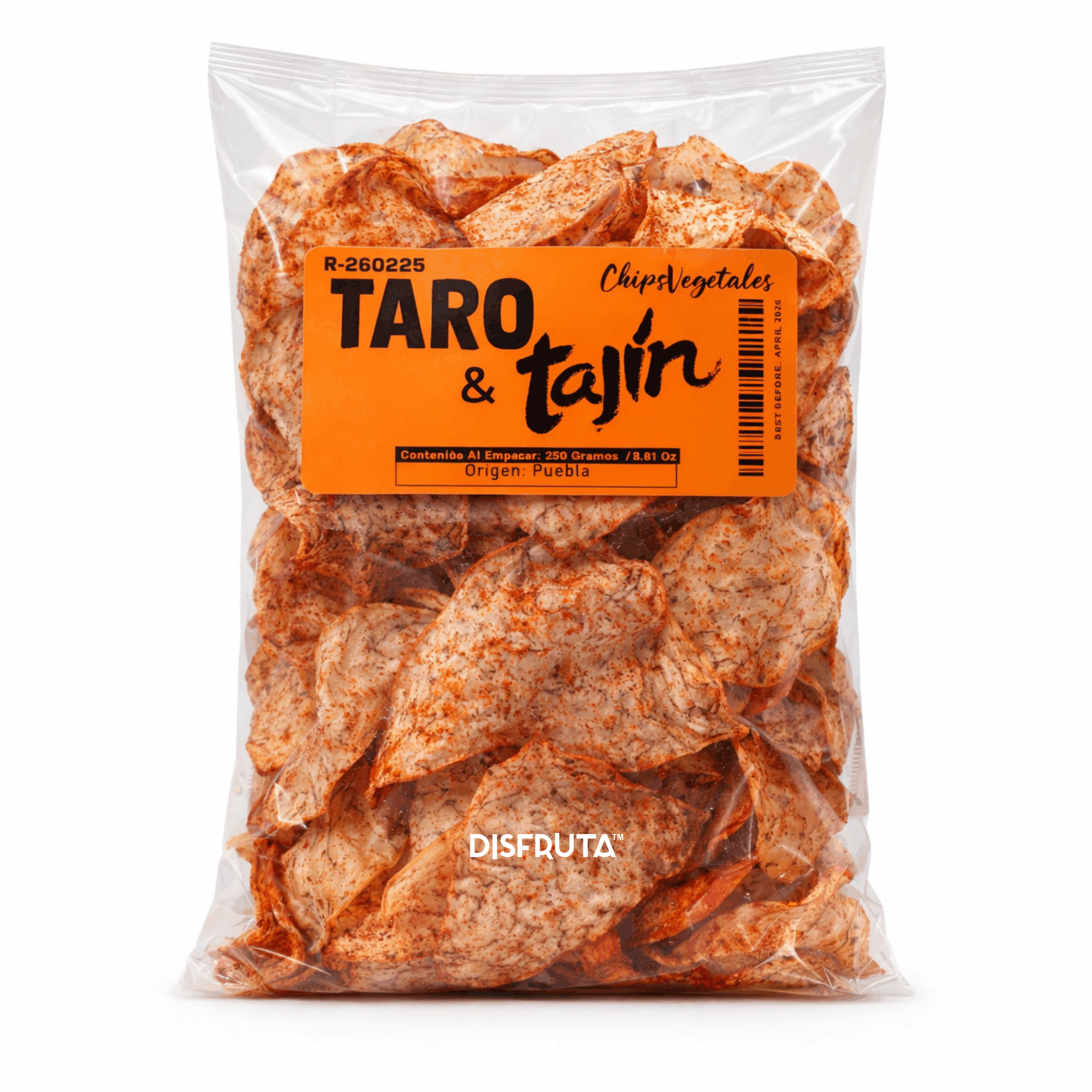 Taro Flaming Hot® | Veggie Chips | Pack 250Gr