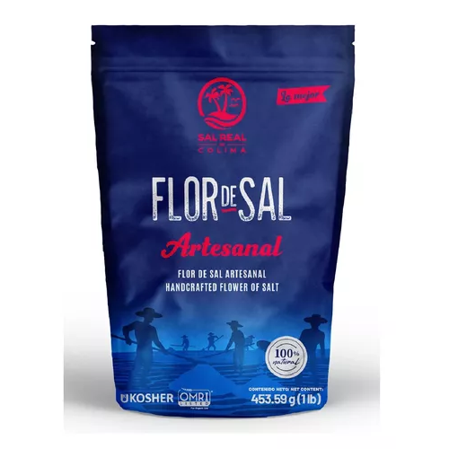 Flor de Sal Artesanal | Sal Real de Colima® | Colima | ZipBag 453.5Gr-1Lb