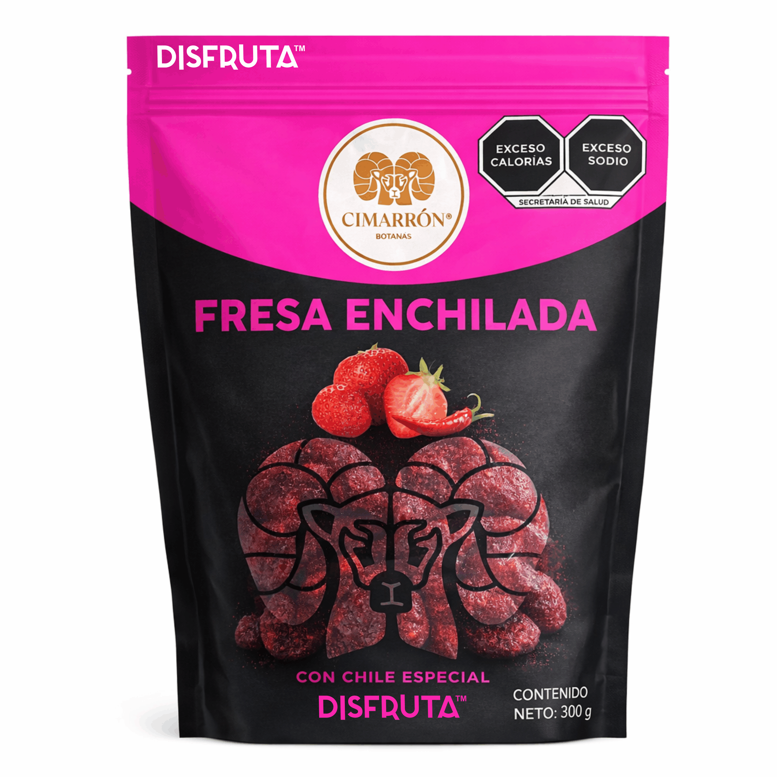 Candied Strawberry & Chili | Cimarrón® | PouchBag 1Kg                                                  