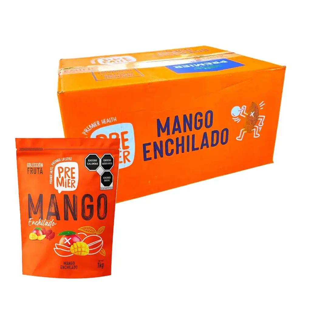 Mango Enchilado | P.Tira | Premier® | Tailandia | C-CTN 12 ZipBag/1KG                                                                         