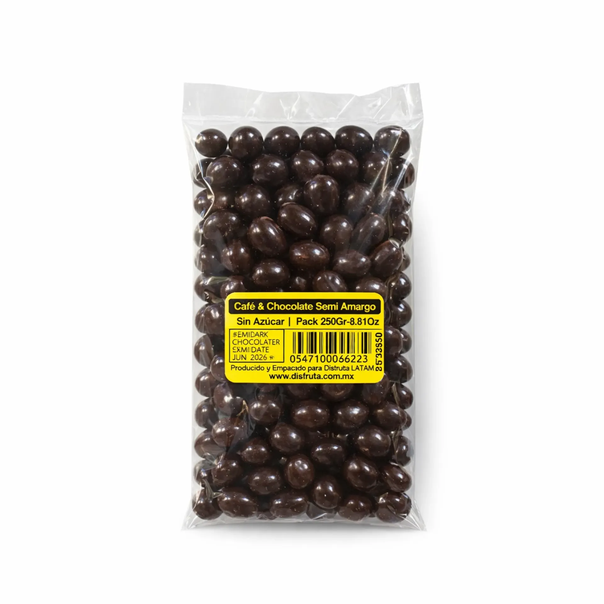 Café & Chocolate Semi-Amargo |  S/Azúcar | Sunny Day® | Pack 250Gr