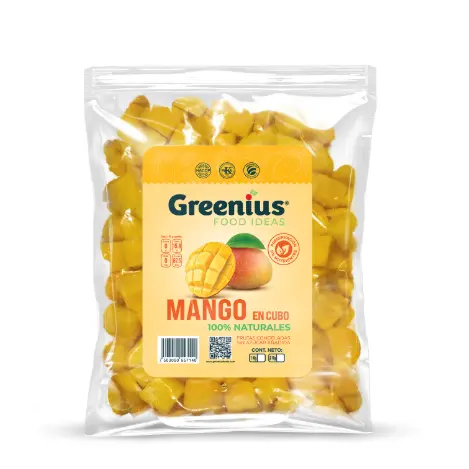 Frozen Mango | IQF | Diced | Greenius® | 2.2Lb-1Kg Pack