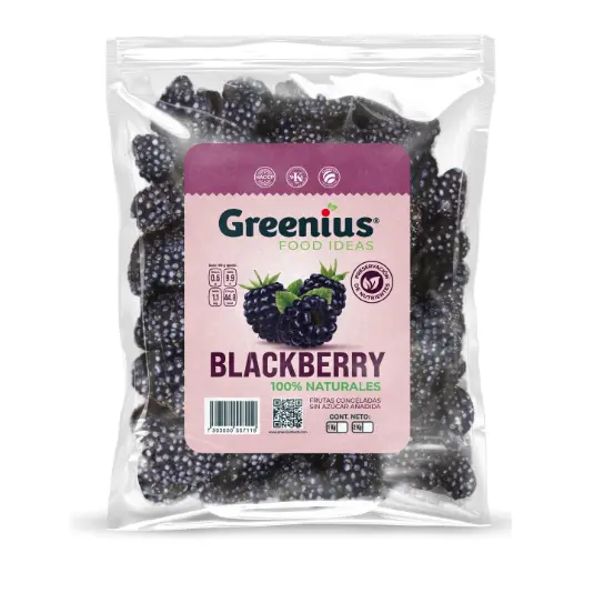 Zarzamora Congelada | IQF | Greenius® | Pack 1KG 