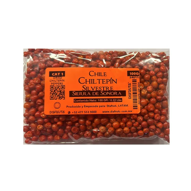 Chile Chiltepín Silvestre | DHD | Sonora | Pack 100Gr                                                                             