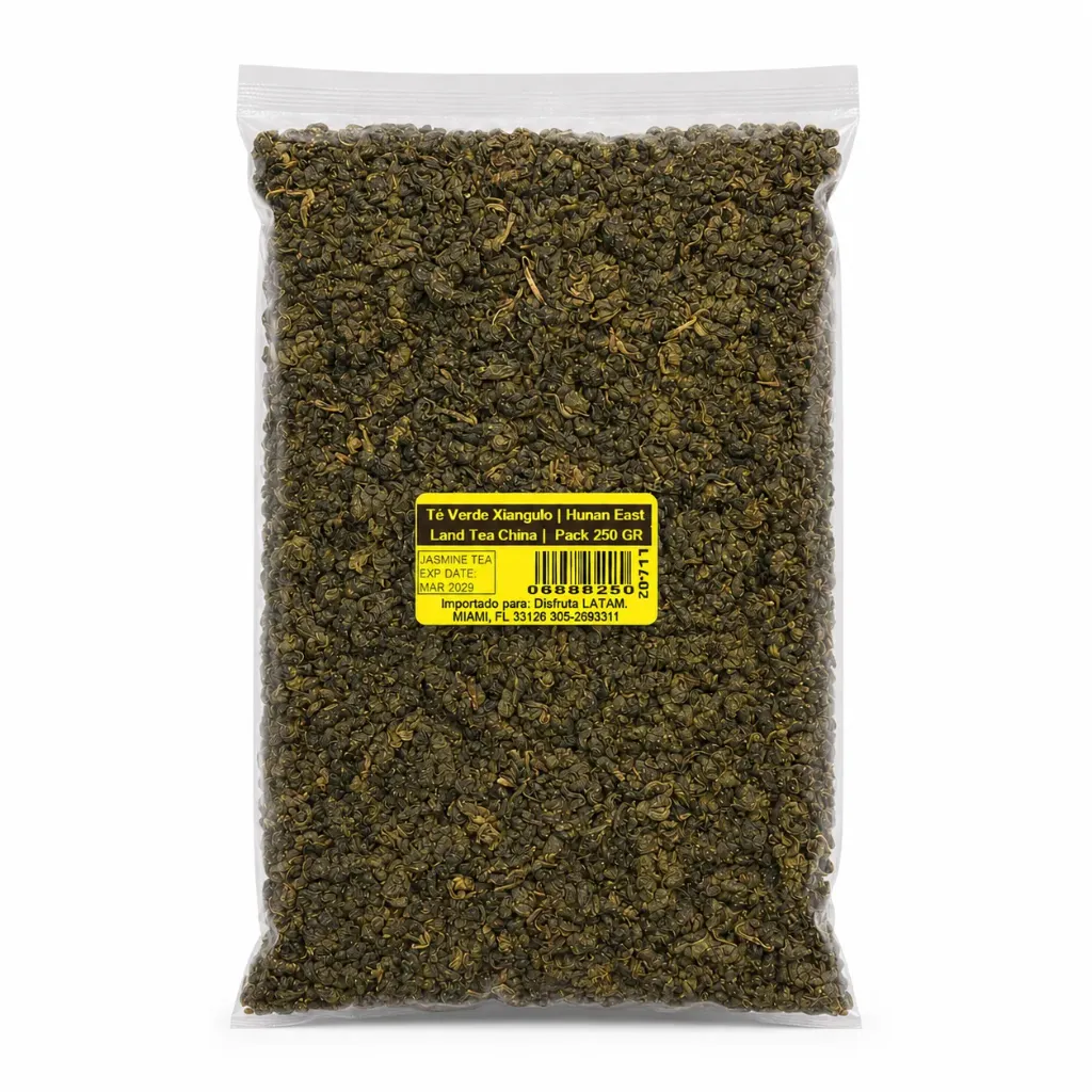 Té Verde | B#1 1 STD711 | Hunan East Land Tea® | China | Pack 250Gr