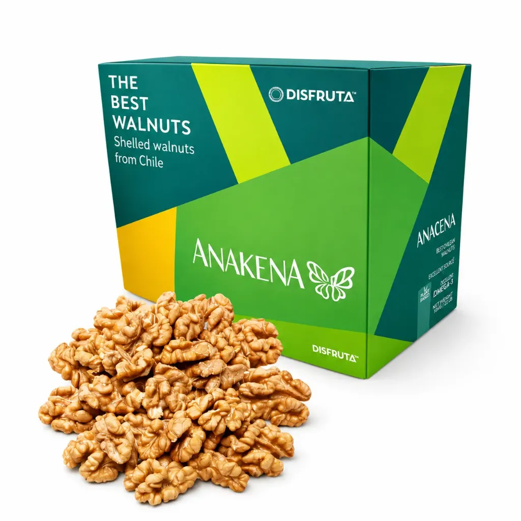 Nuez de Castilla | CAT 1 Kernel | ExtraLight | Halves 40% | Anakena® | Chile | C-CTN 11KG