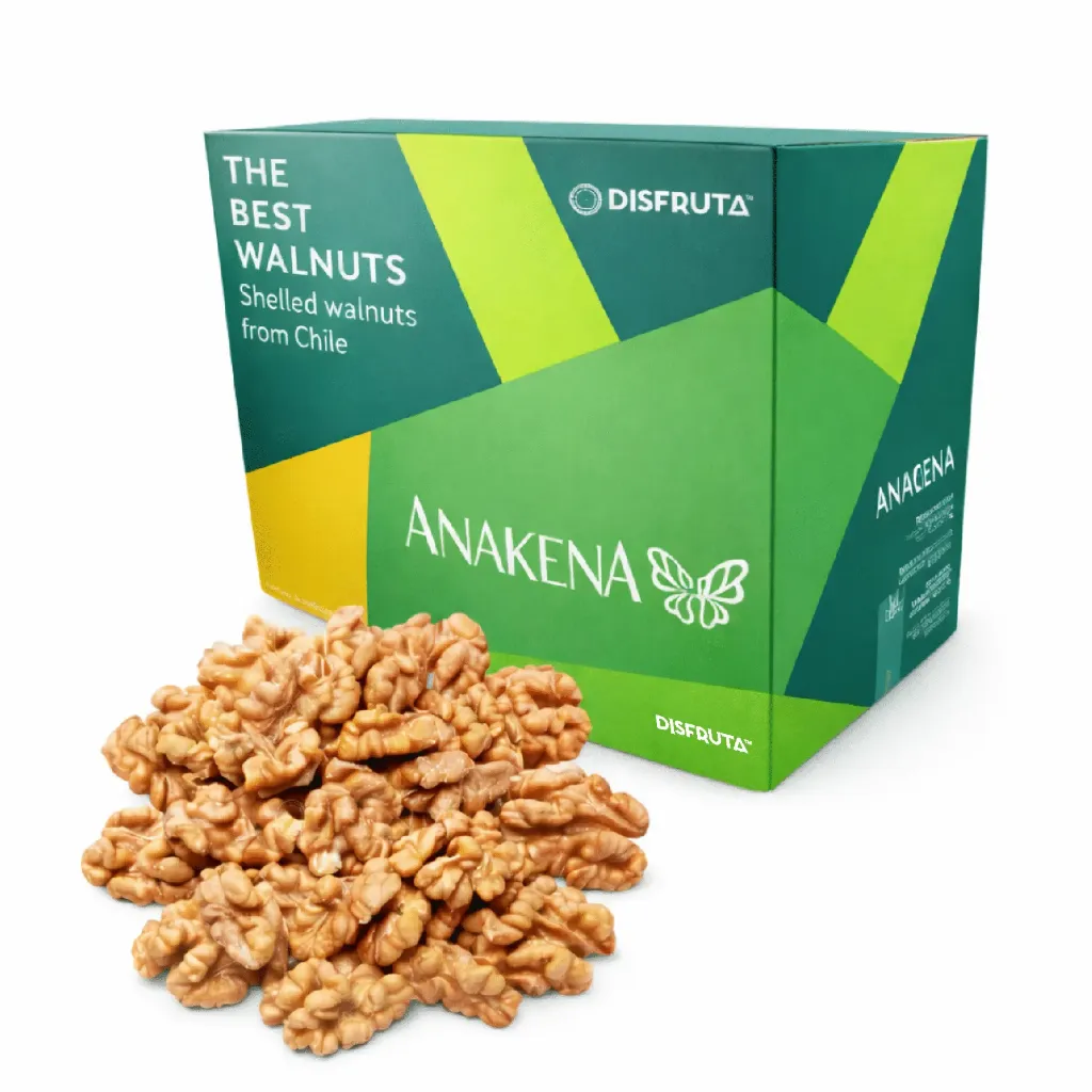 Walnut Kernel | CAT 1 | Shelled | ExLight | H 40% | Anakena® | Chile | CTN-BX 11KG