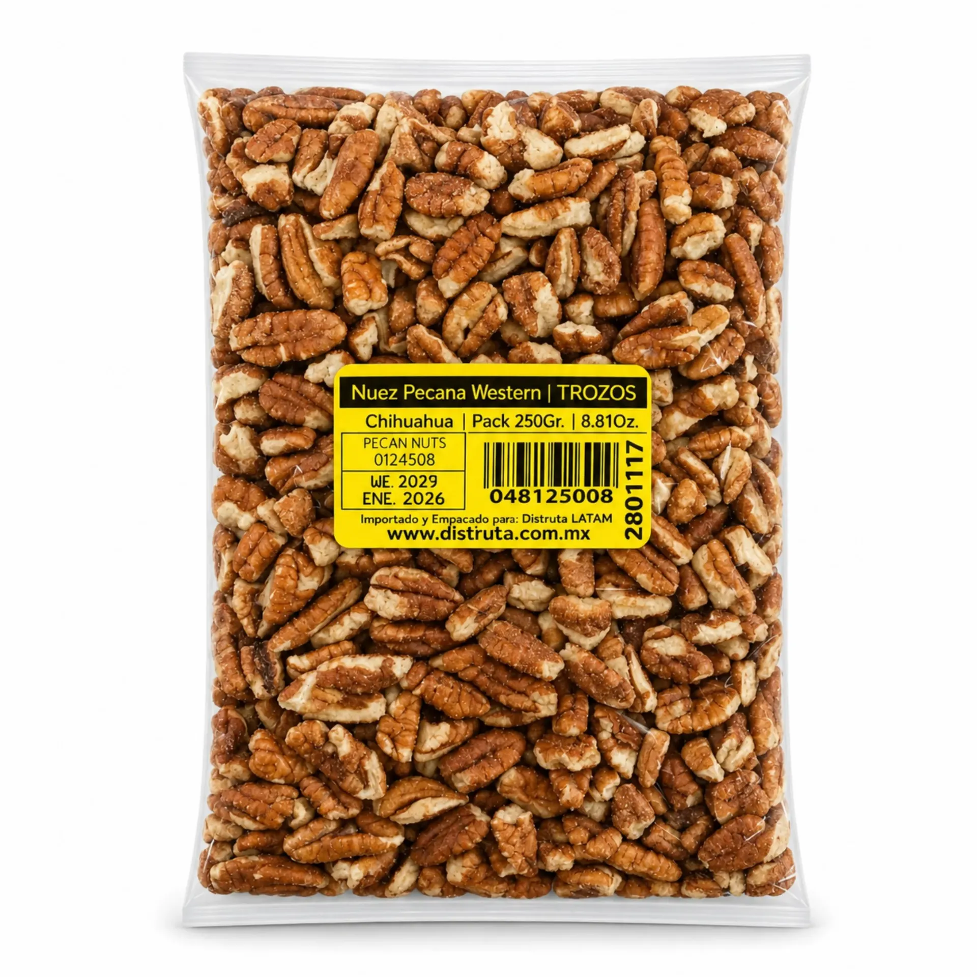 Nuez Pecana Western Shley | F. Trozos #Large | Chihuahua | Pack 250Gr