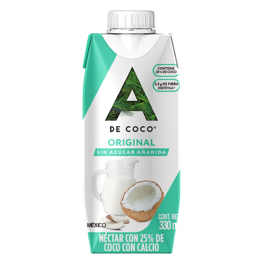 Bebida de Coco | Sin Azúcar | A de Coco® | Colima | 330ML