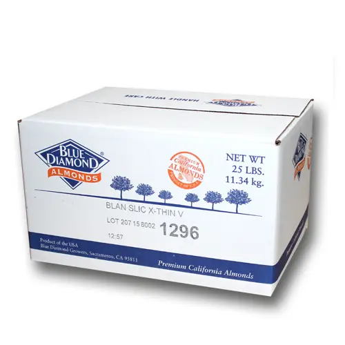 Almendra Laminada | Con Cutícula | Blue Diamond® | California | C-CTN 11.34Kg-25Lb 