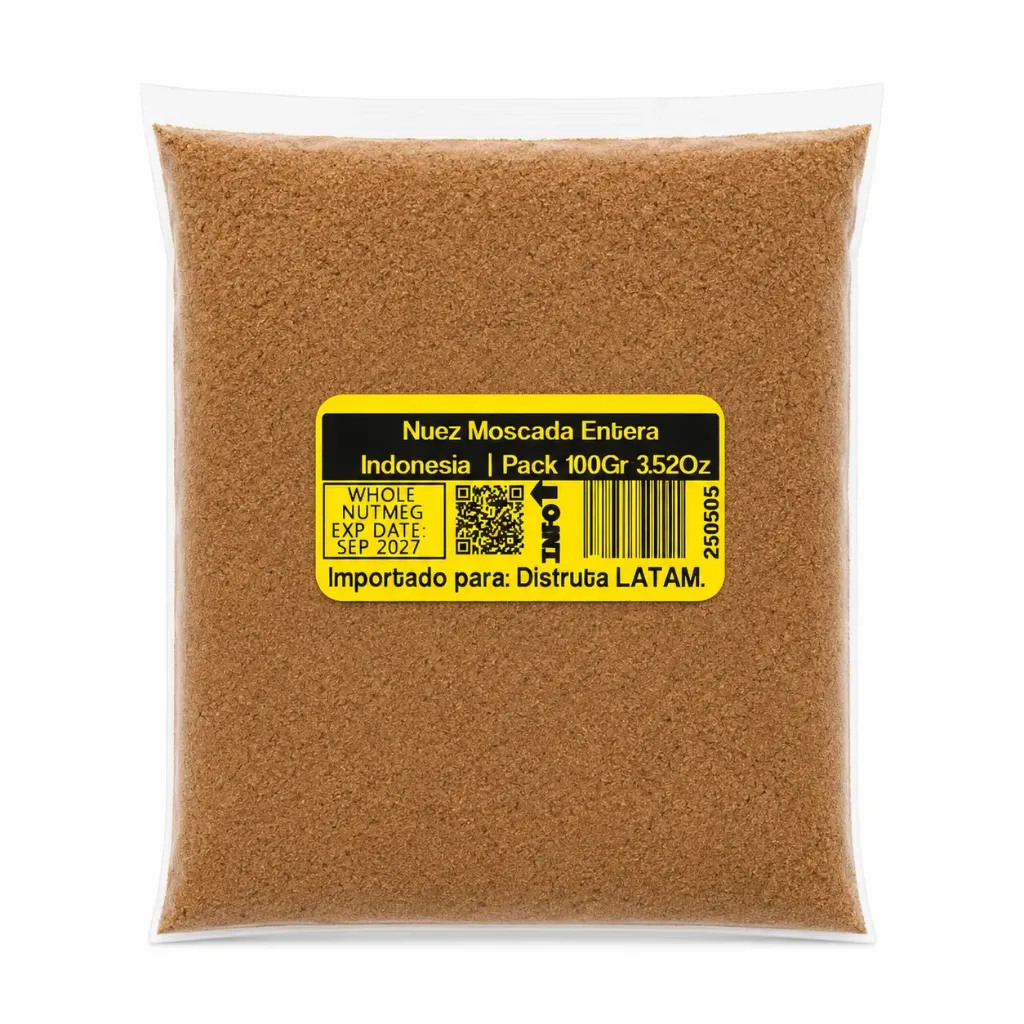 Nuez Moscada Pulverizada  | Myristica | Indonesia | Pack 100Gr                                                                    