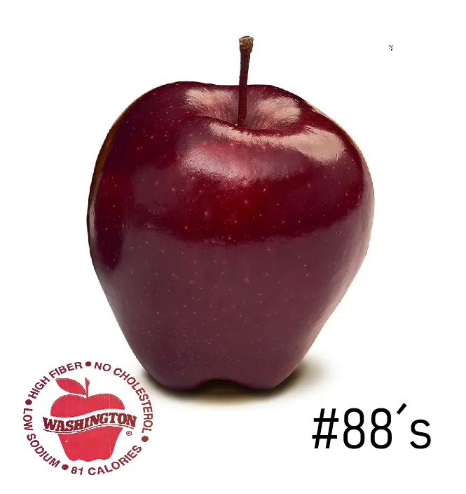 Manzana Red Delicious | #88's | Top Red® | Washington | GRL     