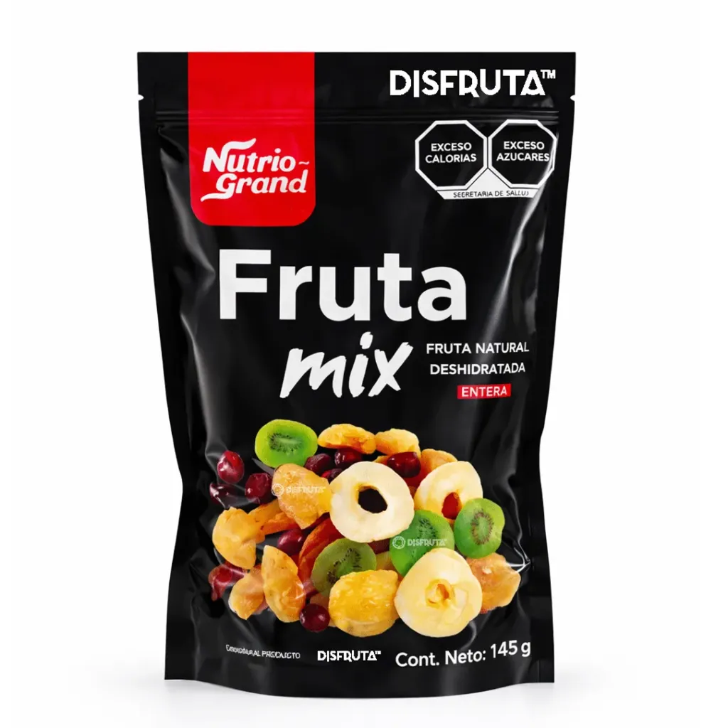 Mix Fruta Confitada | P. ENTERA | NutrioGrand® | ZipBag 1Kg