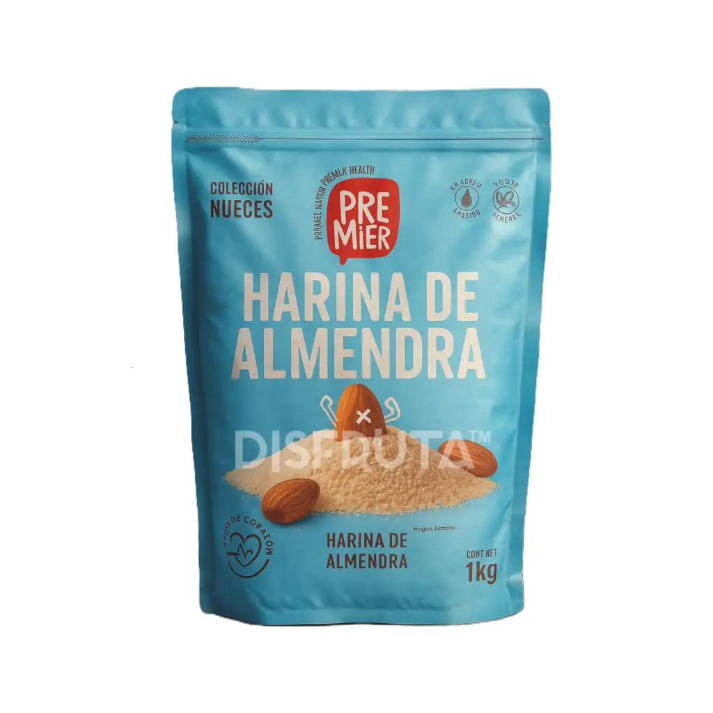 Harina de Almendra | Sin Cutícula | Premier® | California | ZipBag 1KG