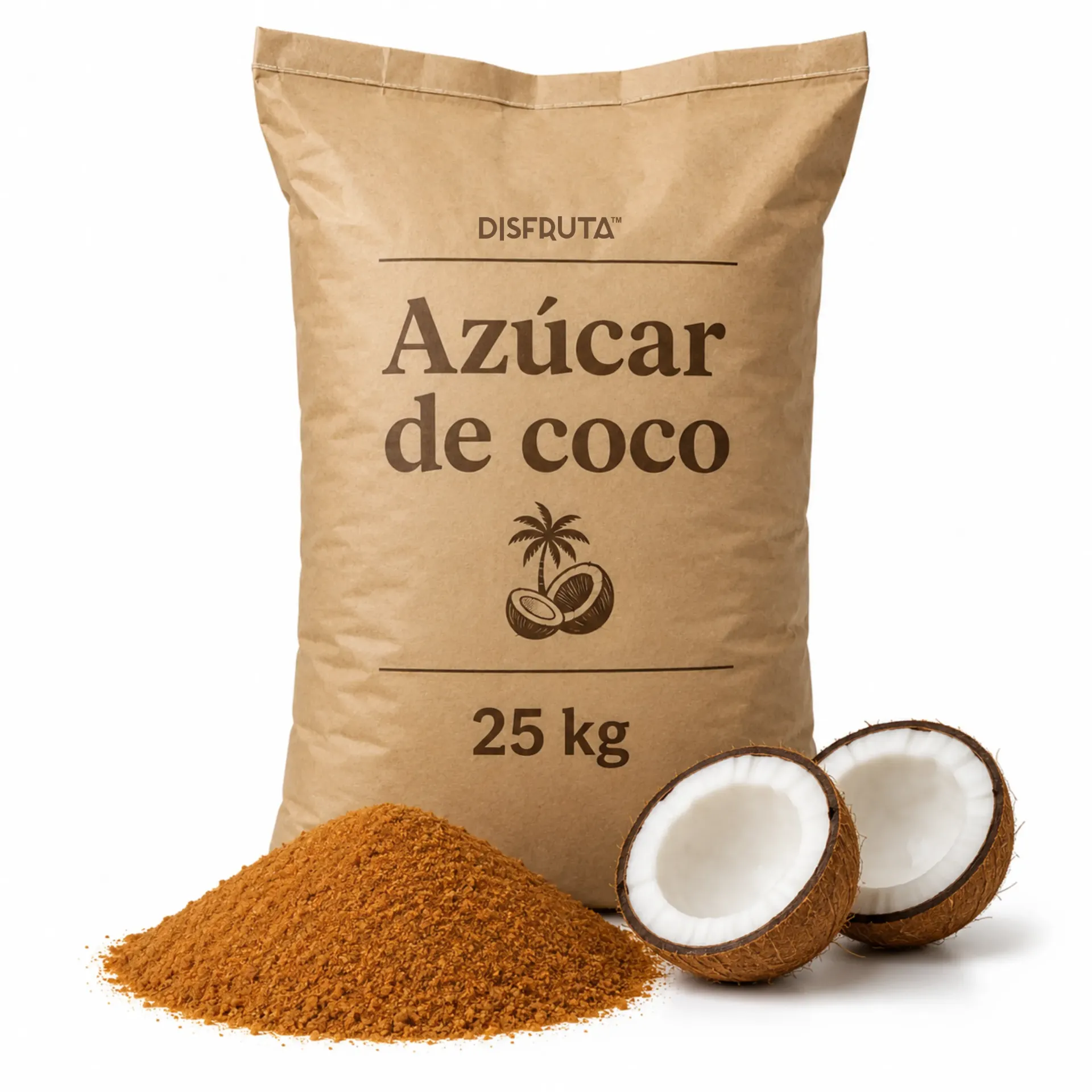 Organic Coconut Sugar | Enature® | Jalisco | BAG 25Kg                                                                 