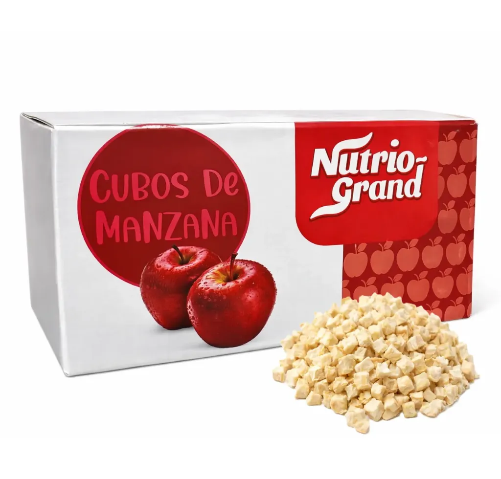 Dried & Candied Apple | Cube Cut  | Nutrio-Grand® | China | CRB-BX 22.2Lb 