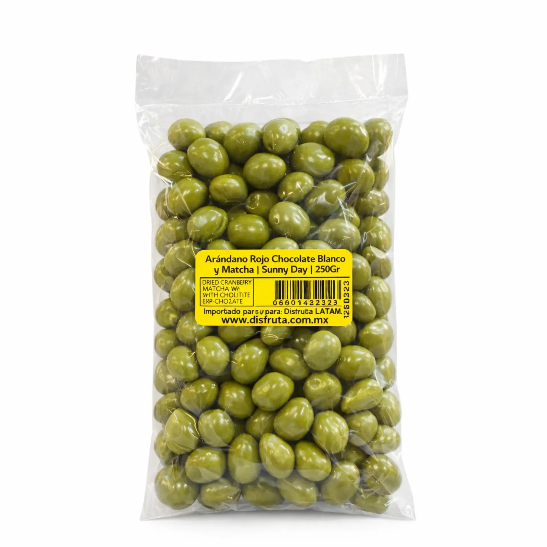 Arándano Rojo + Chocolate Blanco & Matcha S/Azúcar | SunnyDay®  | Pack 250Gr