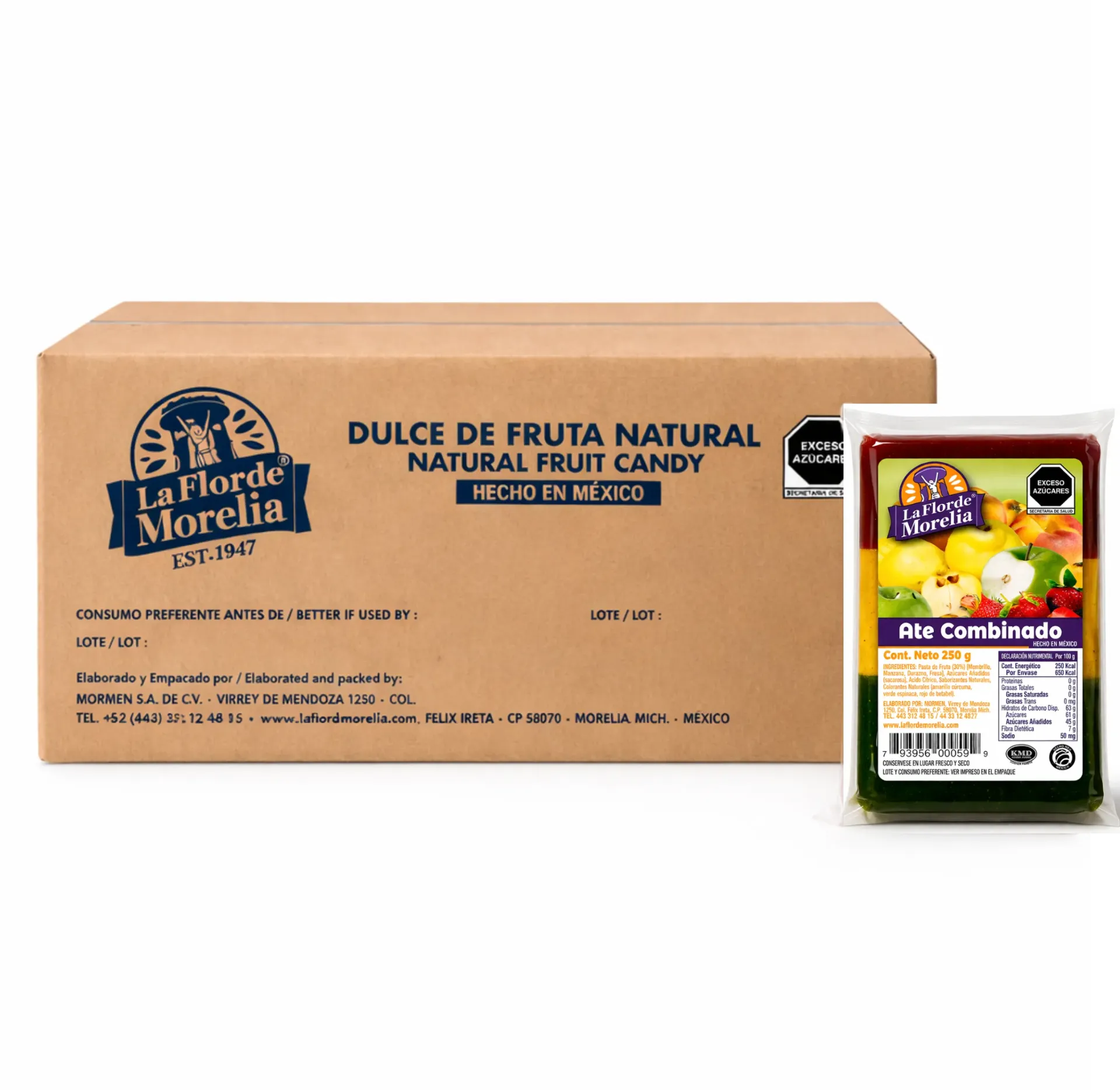 Ate Tricolor | La Flor de Morelia® | C-CTN 24 Pack 250Gr