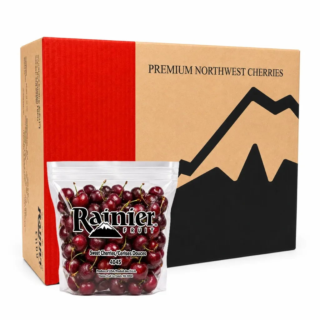 Cereza Chelan | WA #1 | Rainier Fruit® | Washington | CTN ±8.2Kg - 18lb | 8/2lb Bagged