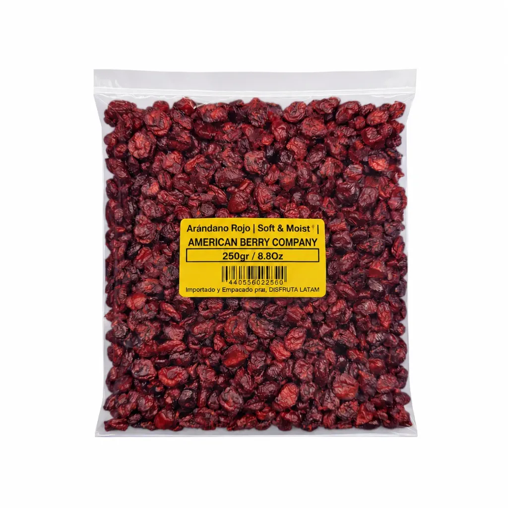 Arándano Rojo Deshidratado | American Berry Company® | E.U.A. | Pack 250GR
