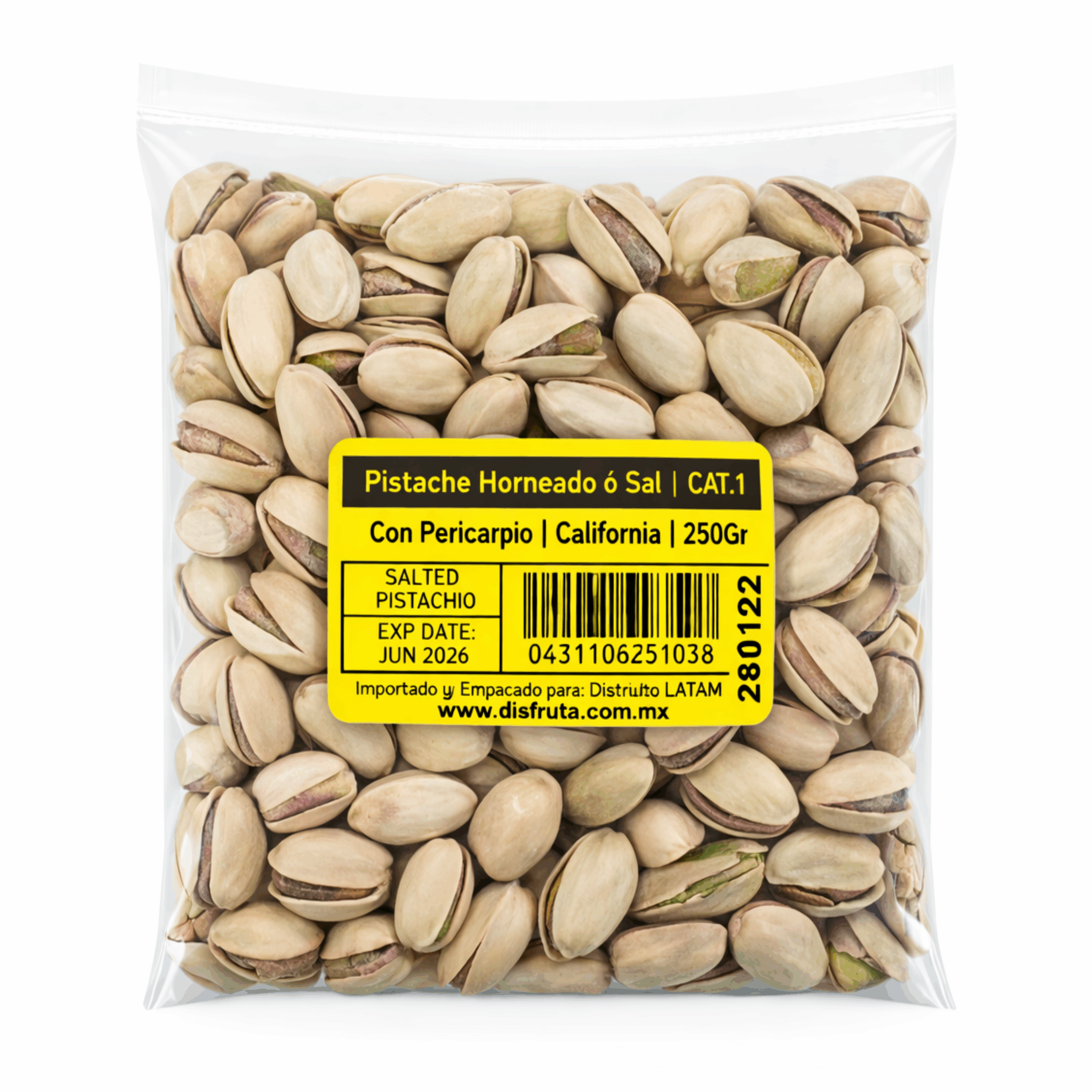Pistache Kerman Entero | H C/S | P I B® | California | Pack 250Gr